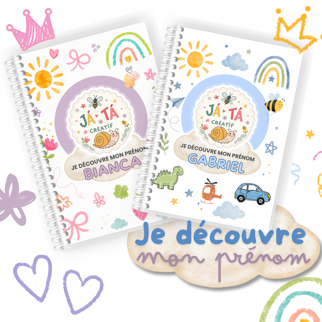 Livret Je découvre mon prénom JÁTÁ CRÉATIF