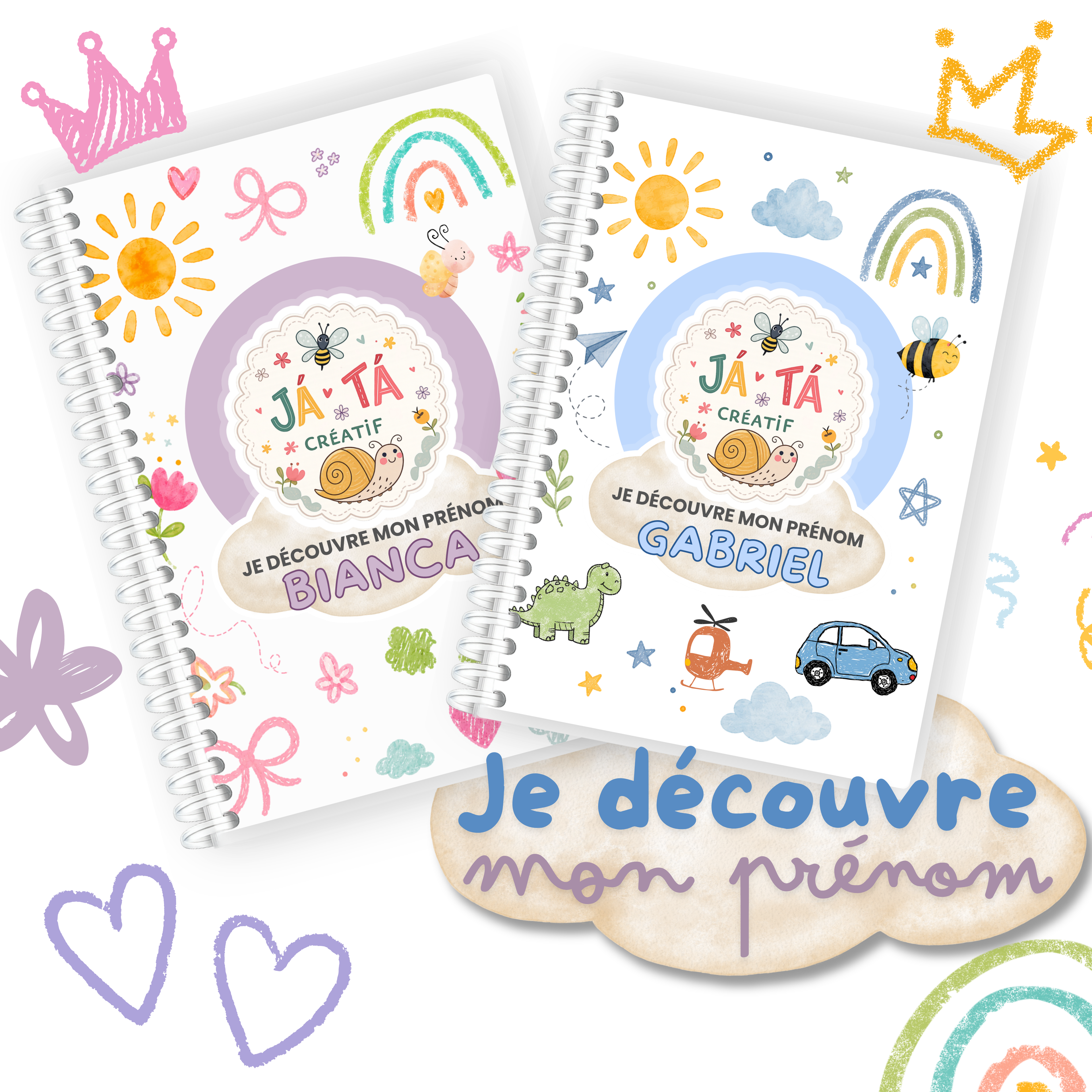 Livret Je découvre mon prénom JÁTÁ CRÉATIF