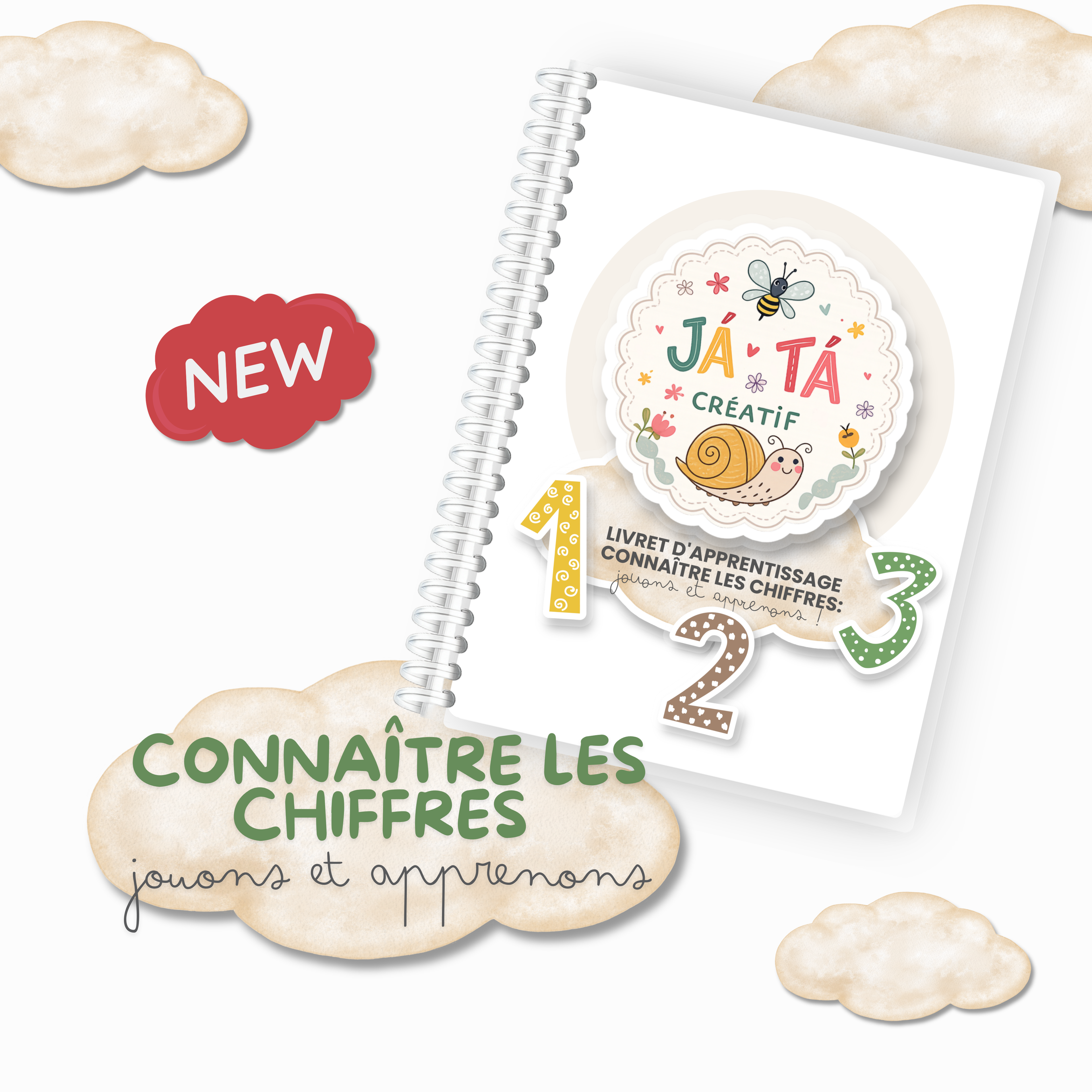 Connaitre les chiffres JÁTÁ CRÉATIF