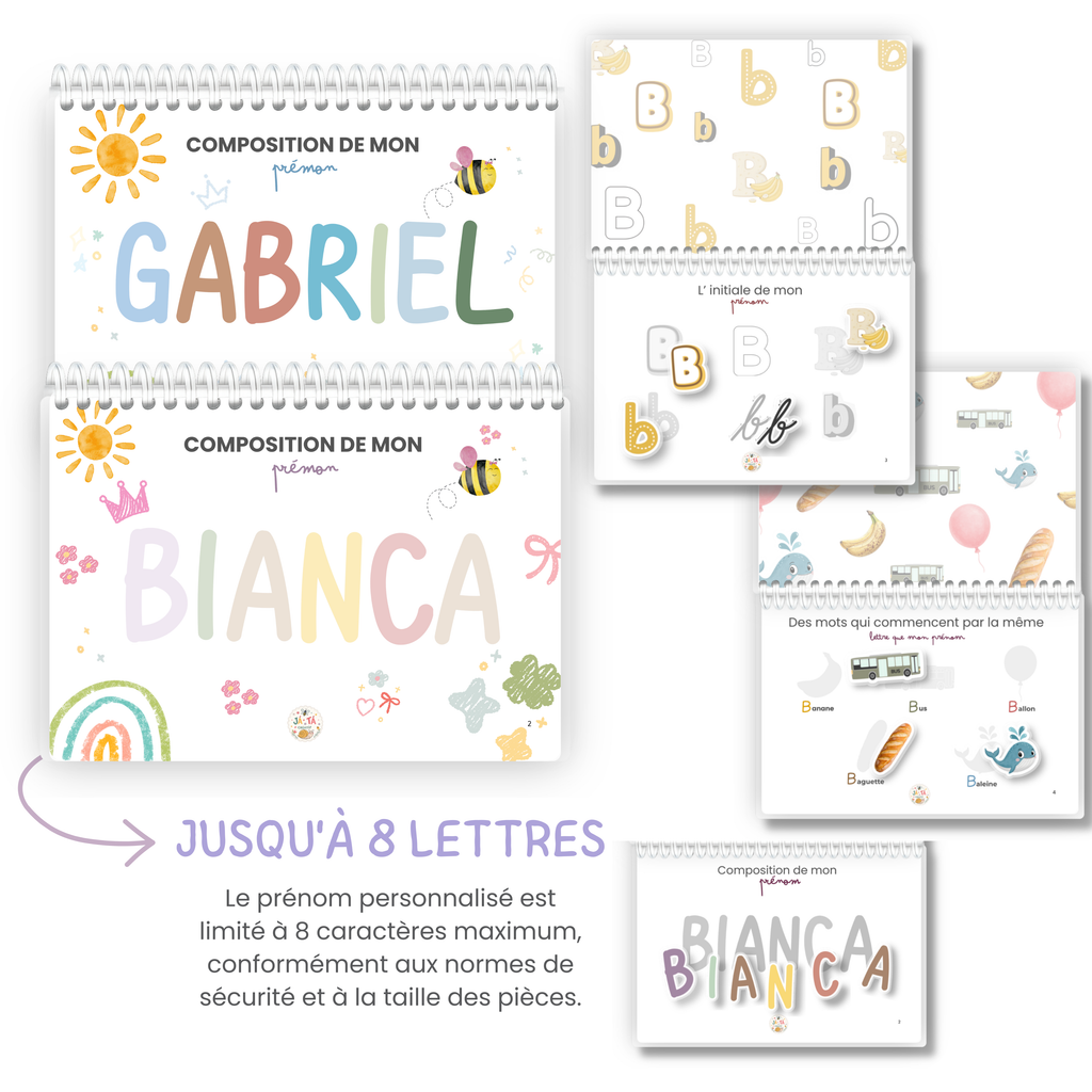 Livret Je découvre mon prénom JÁTÁ CRÉATIF