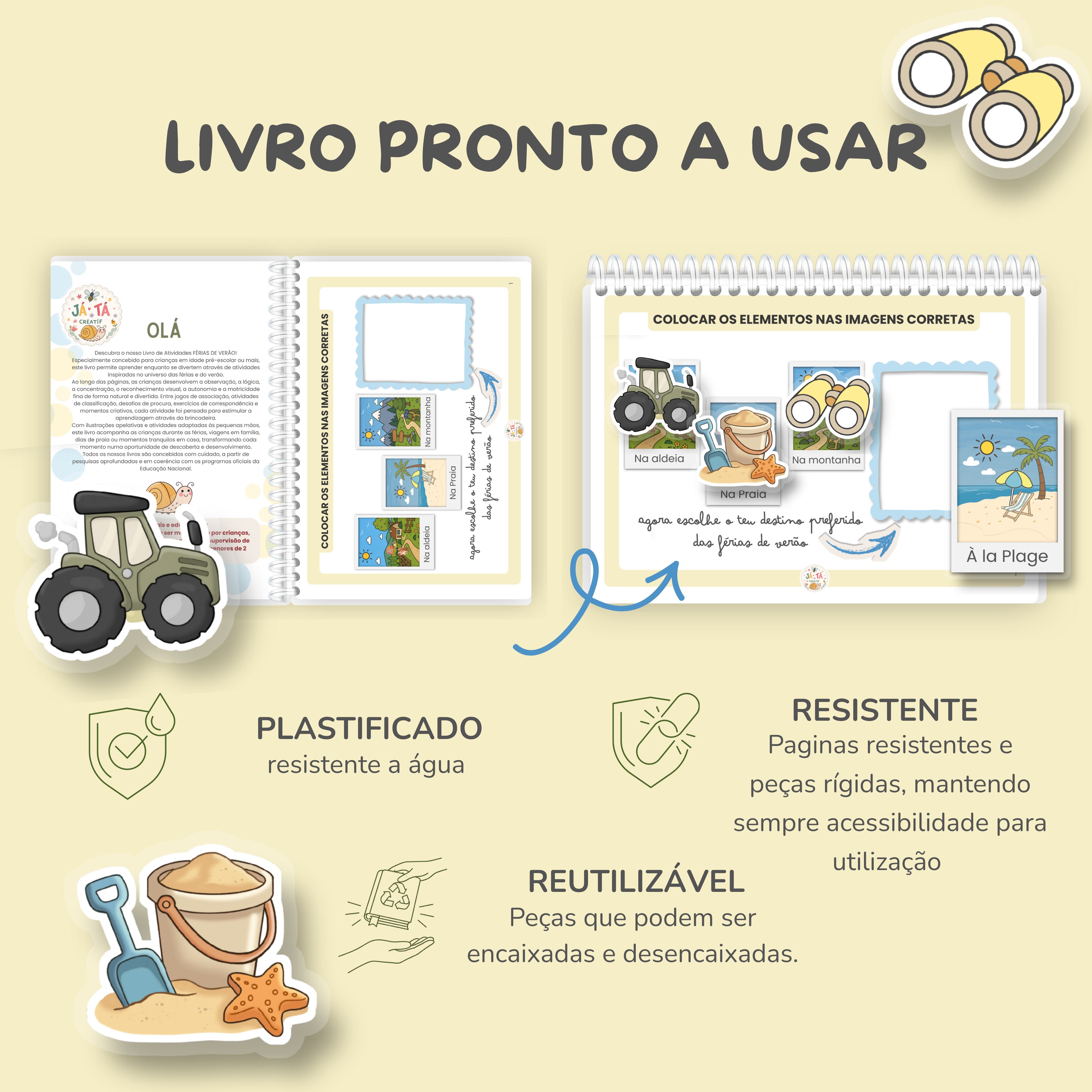 LIVRO FÉRIAS DE VERÃO JÁTÁ CRÉATIF