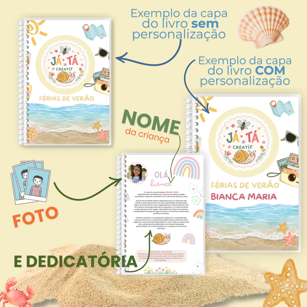 LIVRO FÉRIAS DE VERÃO JÁTÁ CRÉATIF