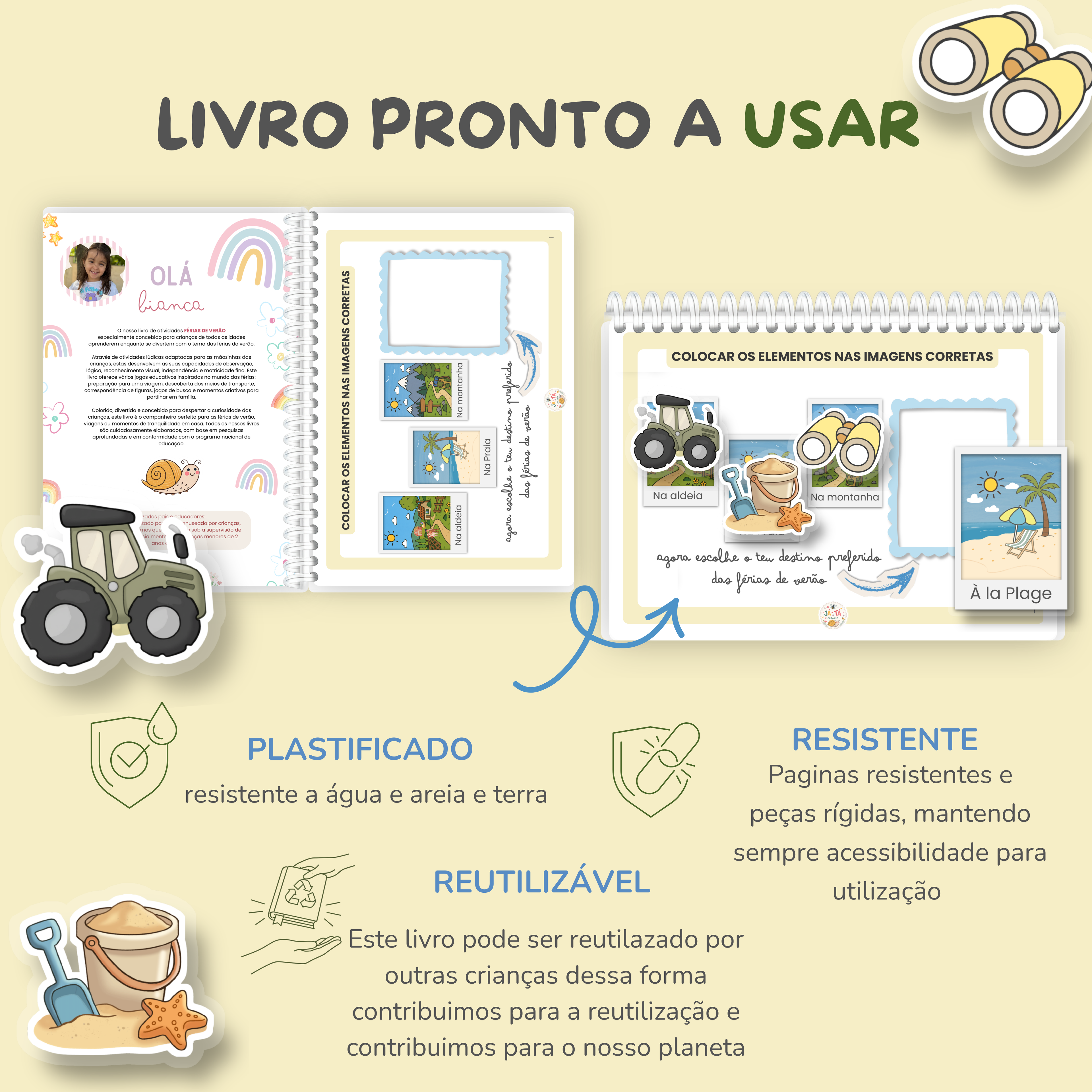 LIVRO FÉRIAS DE VERÃO JÁTÁ CRÉATIF
