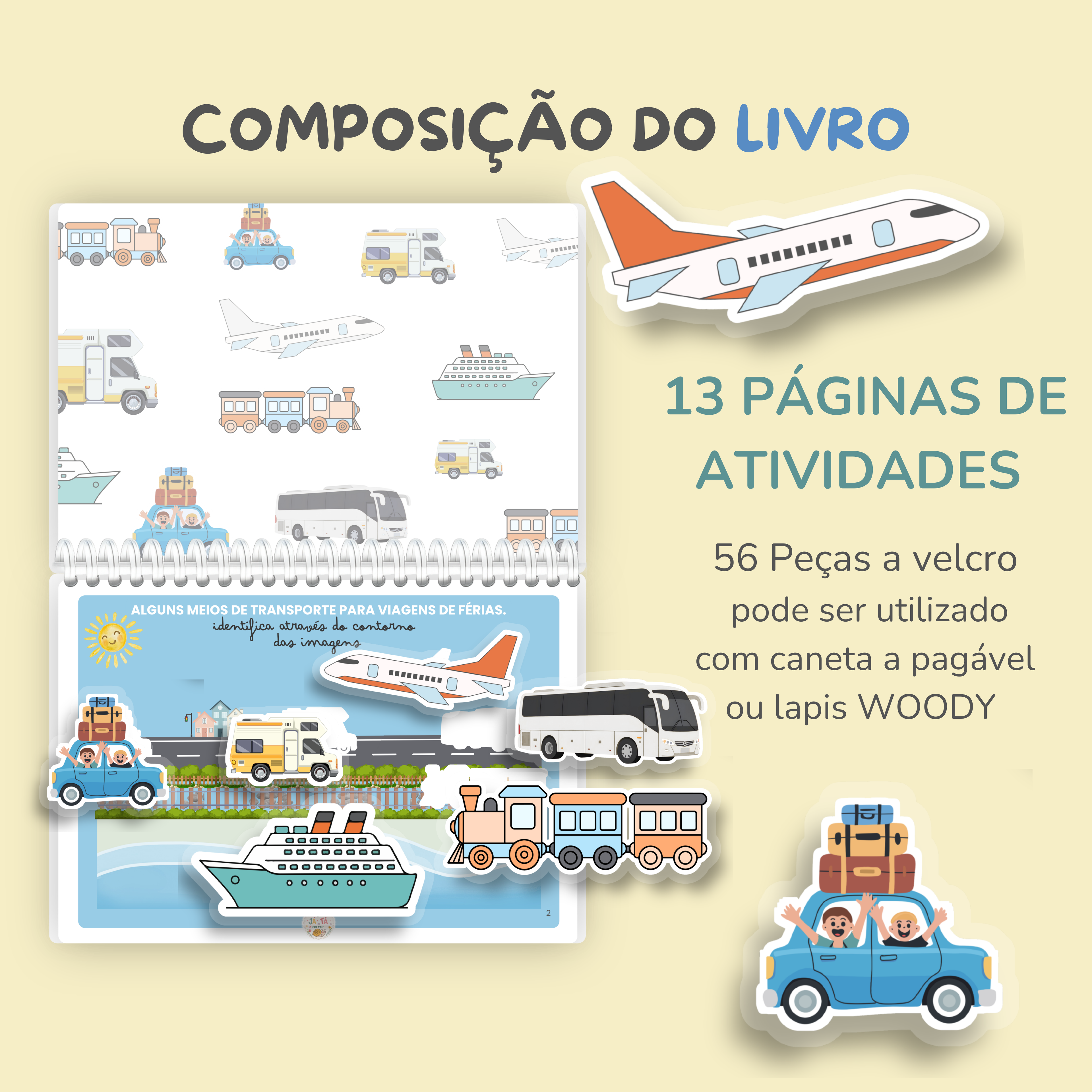 LIVRO FÉRIAS DE VERÃO JÁTÁ CRÉATIF
