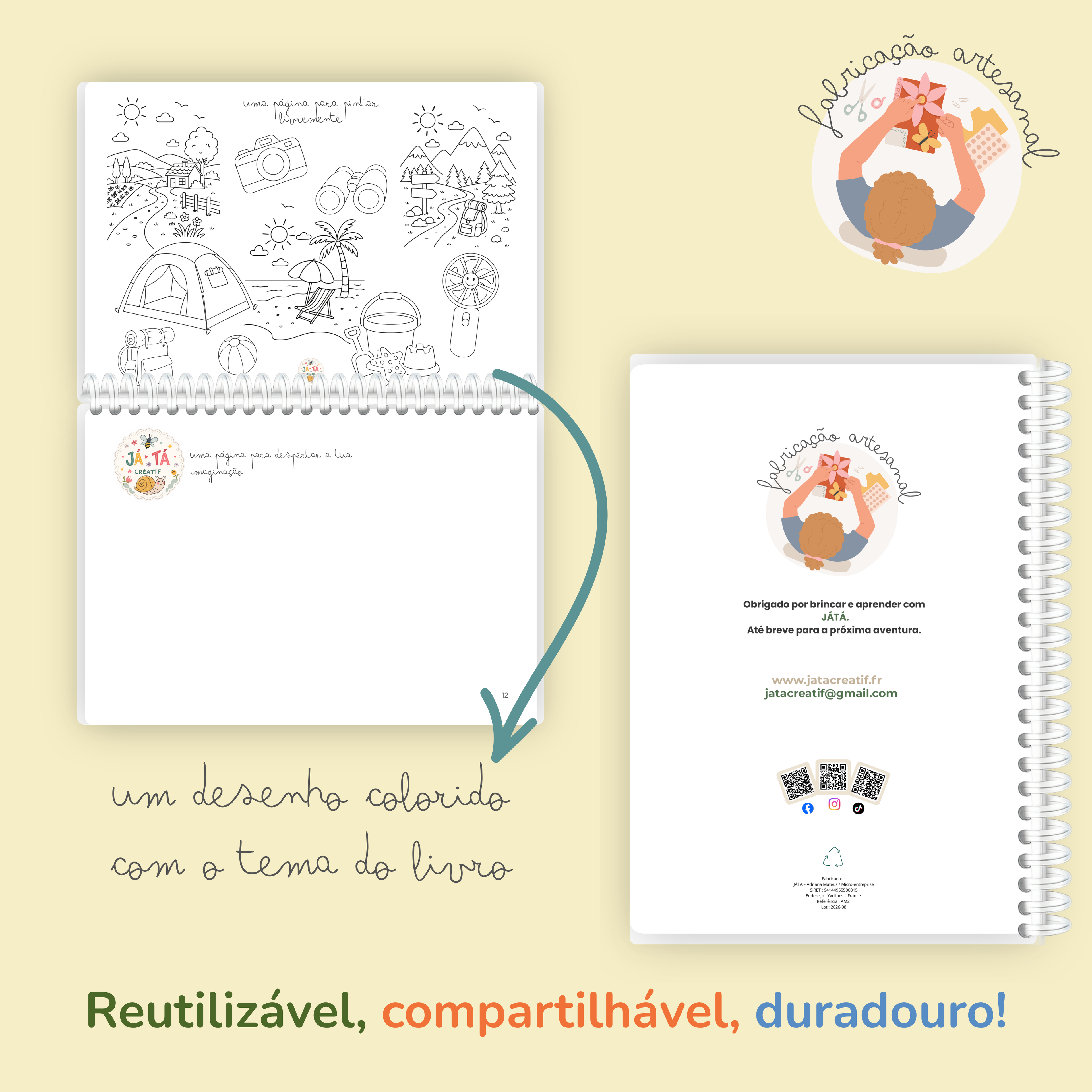 LIVRO FÉRIAS DE VERÃO JÁTÁ CRÉATIF