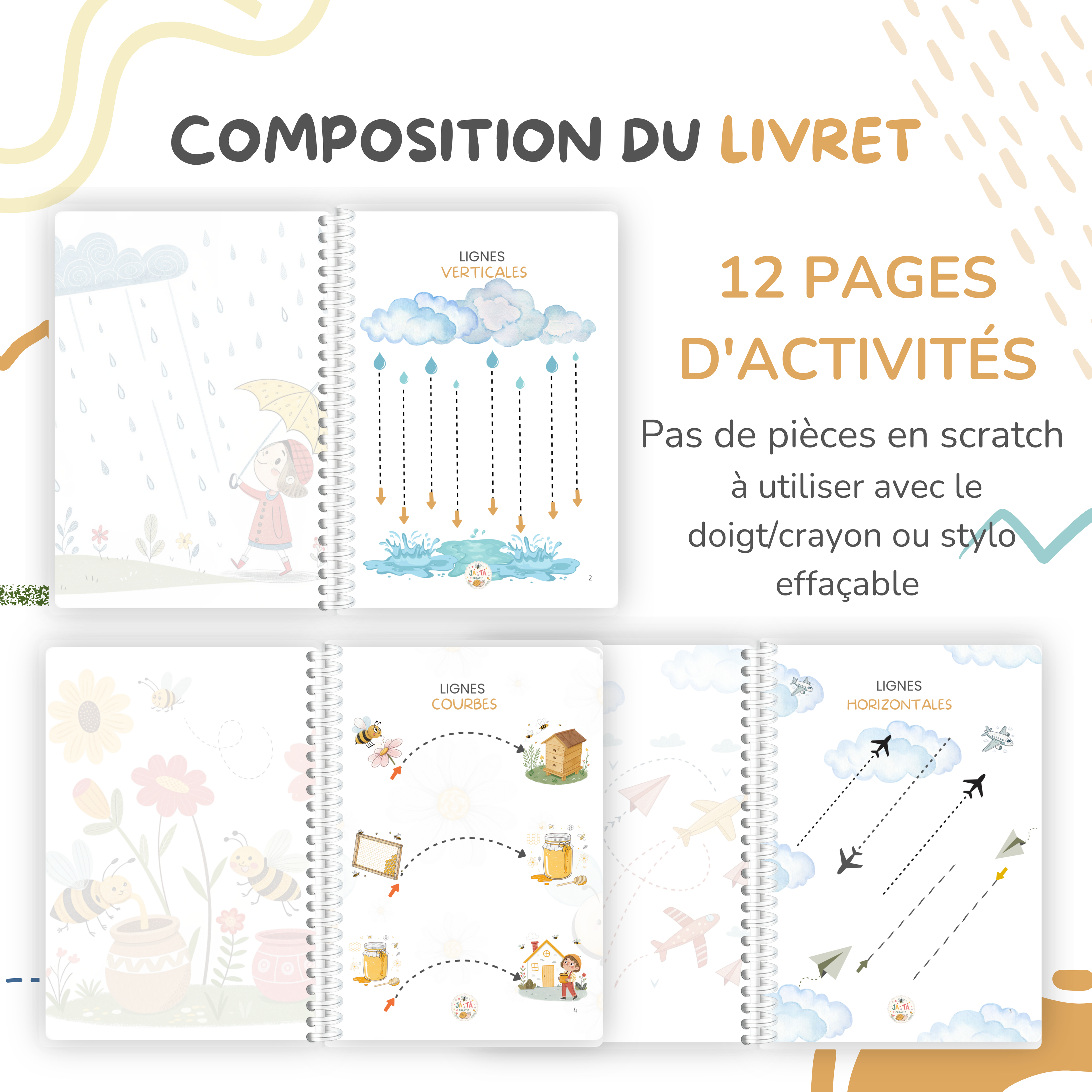Mes premières tracées JÁTÁ CRÉATIF